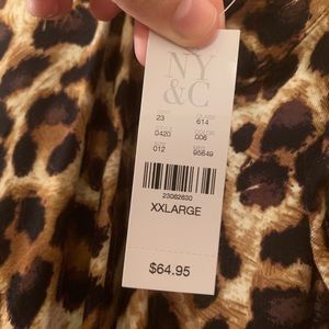 New York & Company Dresses - Cold Shoulder Leopard New York and Company Dress New York & Company Dresses - Cold Shoulder Leopard New York and Company Dress